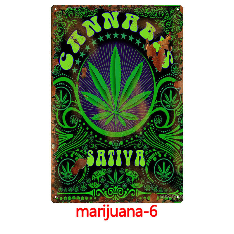 Various Canna-Themed Tin Signs #2 for your Bar, Man Cave, or Garage