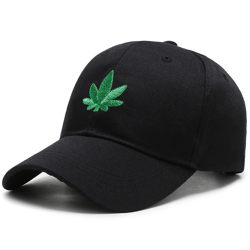 Unisex Knit Ball Cap with Canna-leaf Stitching