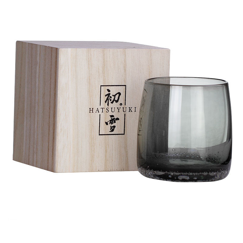 Rock Hammer Pattern Crystal Whisky Glasses