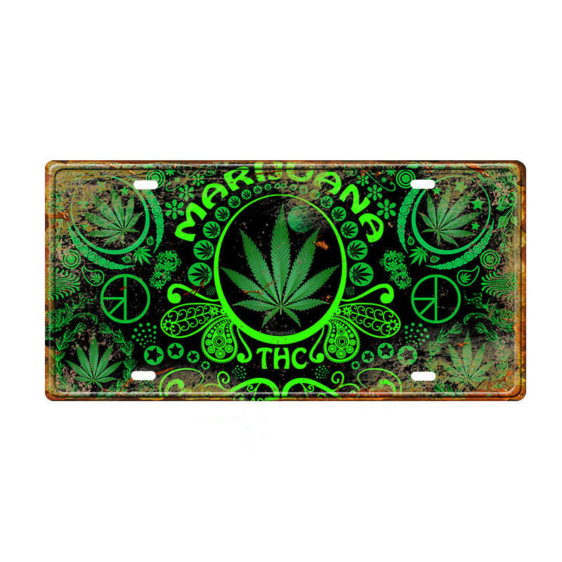 Various Canna-themed Tin Signs #3 for Your Bar, Man Cave, or Garage