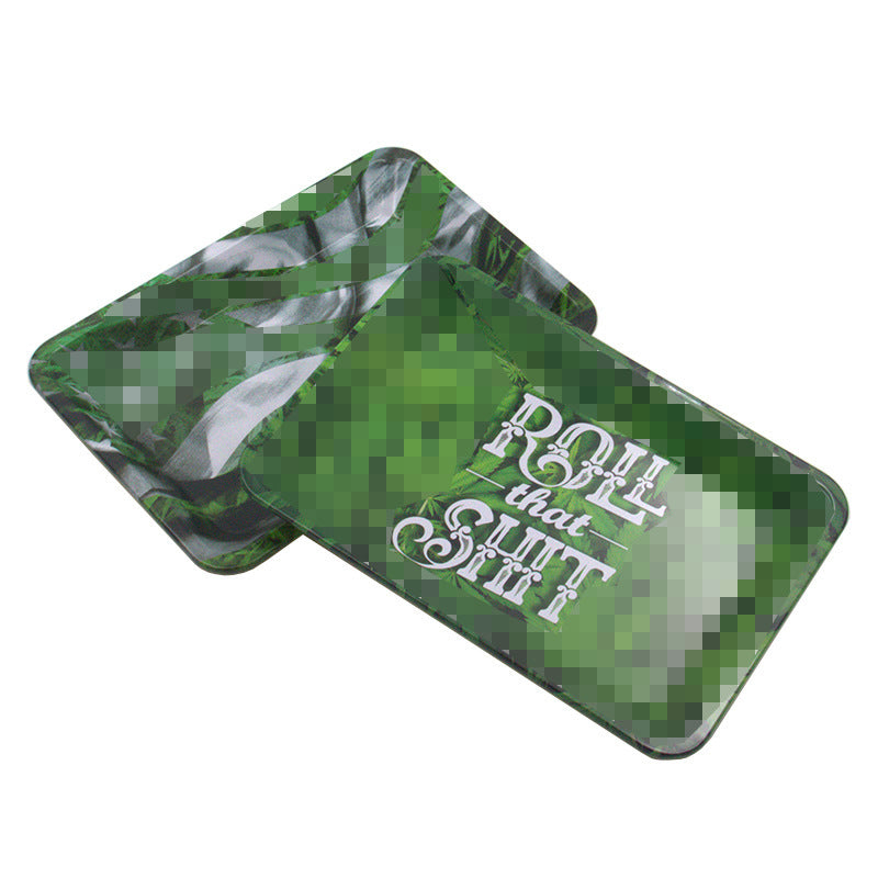 Tin-plated "Roll That Ish" Rolling Tray (18cmx12.5cm)