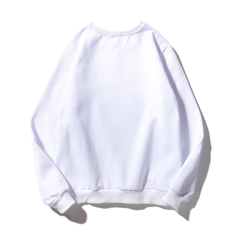 Petite Hemp leaf Embroidered Fleece Crew Neck Sweatshirt