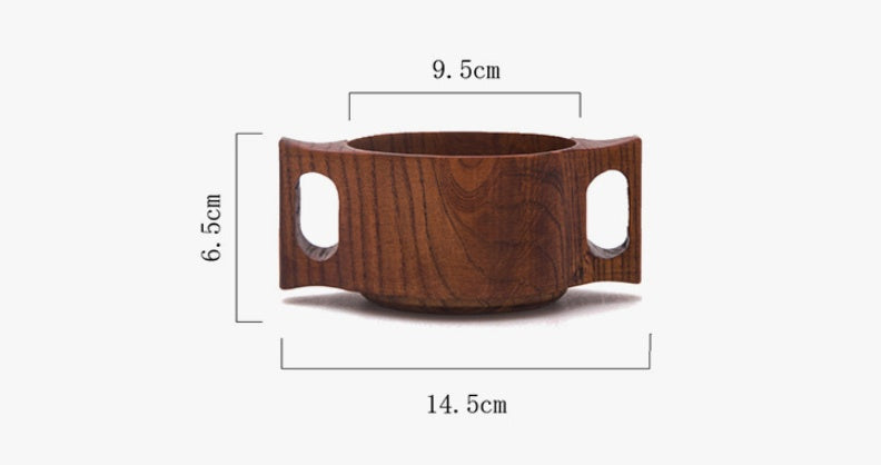 Japanese Style Solid Wood Multi-Use Coffee Cup