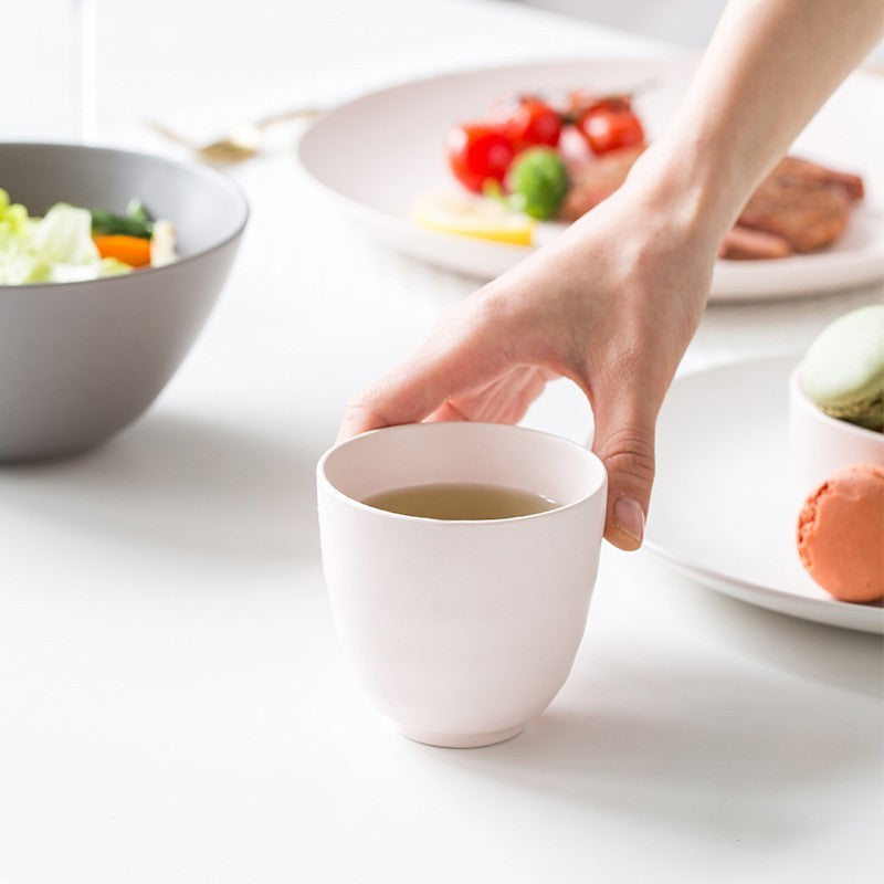 Simple Minimalist Ceramic Mug Without Handle