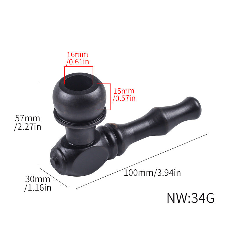 Solid Wood One-Piece Small Pipe in 3 Styles