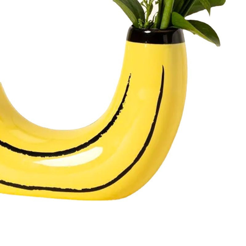 Warhol-Inspired Banana Vase