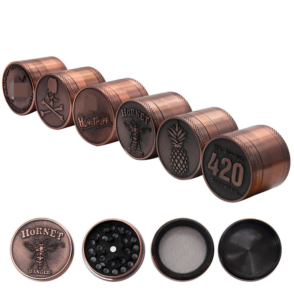 Red Copper Zinc Allow Herb Grinder