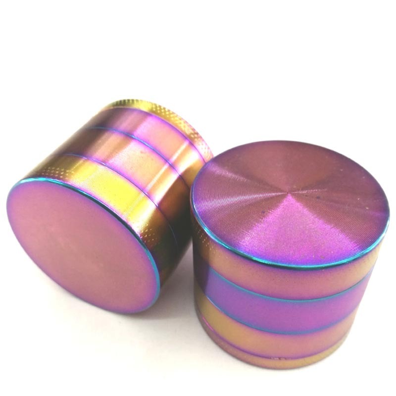 Rainbow Iridescent Zinc Alloy Herb Grinder