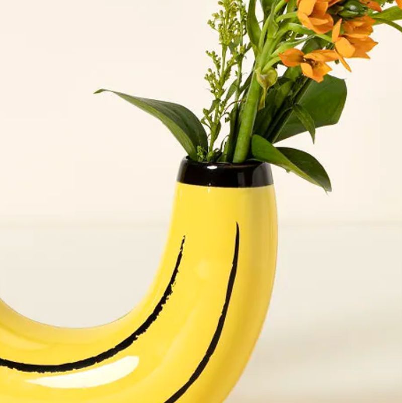 Warhol-Inspired Banana Vase