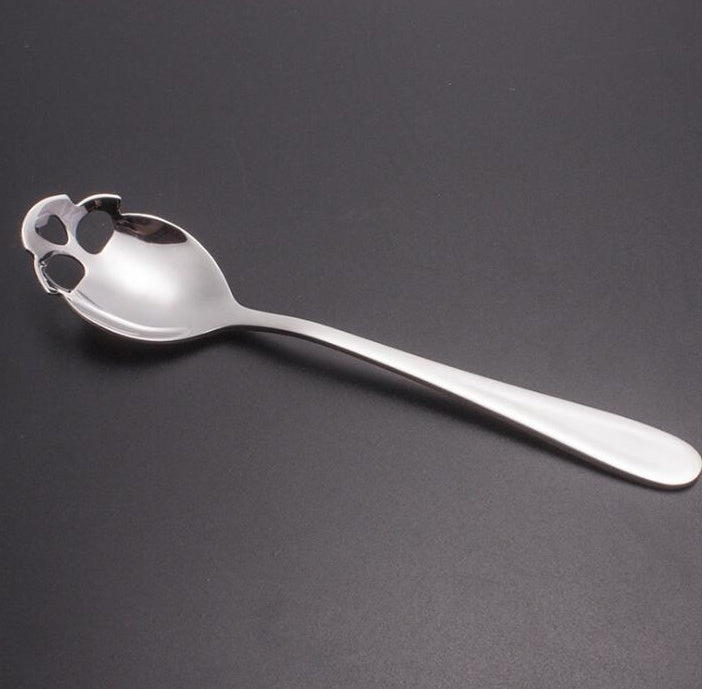 Skull Coffee Spoon- Various Colors