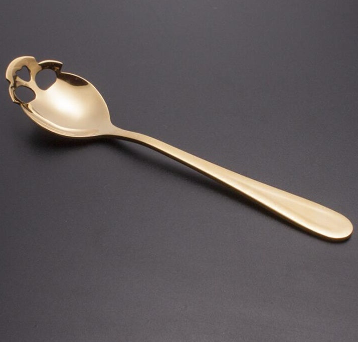 Skull Coffee Spoon- Various Colors