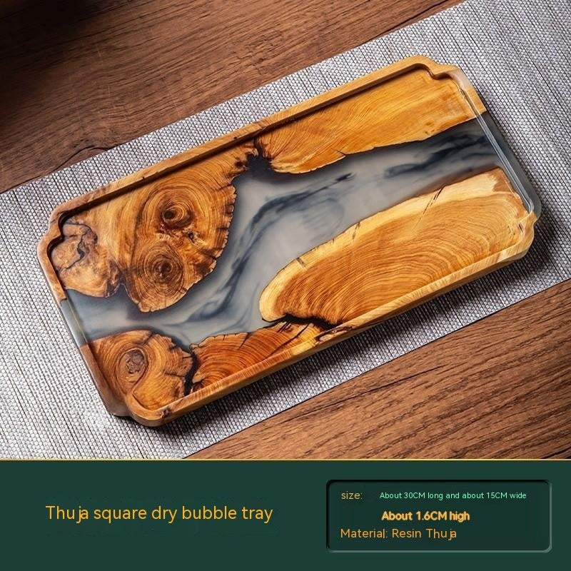 Wood & Epoxy Multi-functional Tray