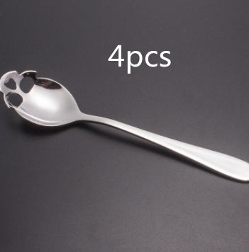 Skull Coffee Spoon- Various Colors