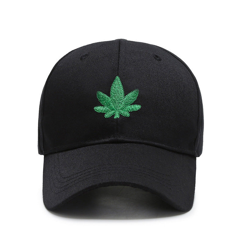 Unisex Knit Ball Cap with Canna-leaf Stitching