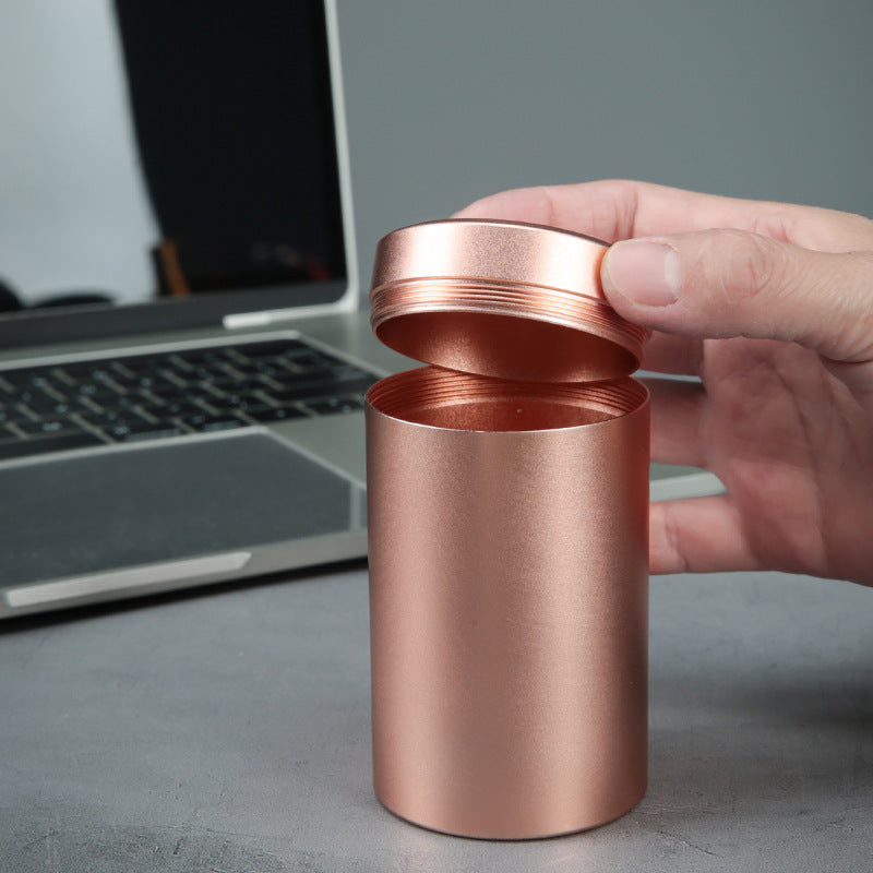 Titanium Aluminum Alloy Stash Jar- Crush Resistant and Order Proof