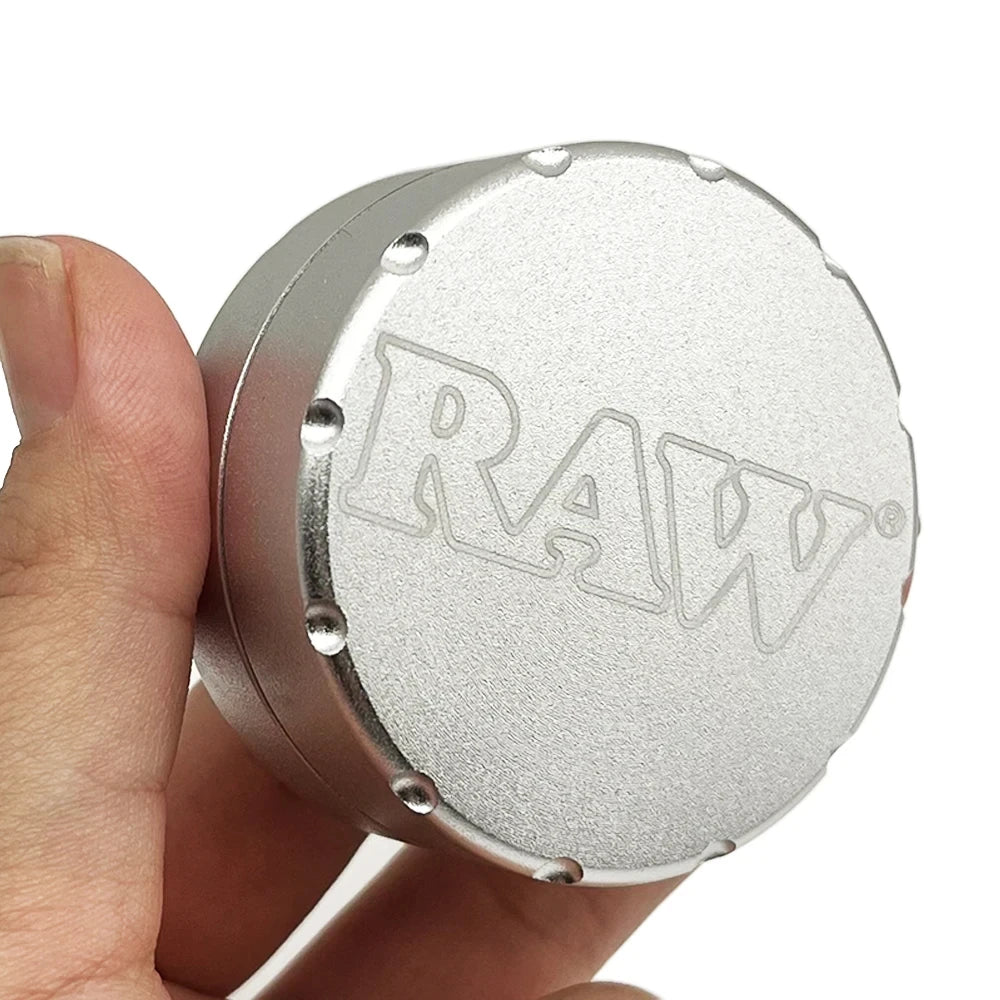 RAW 2 Layer Aluminum Sliver Herb Grinder (52mm)