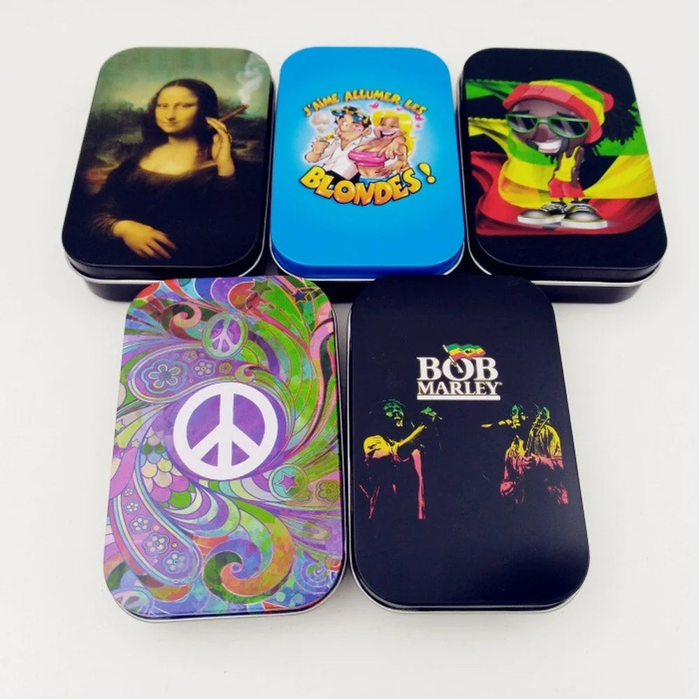 Tin Stash Box for Papers, Accessories, and More