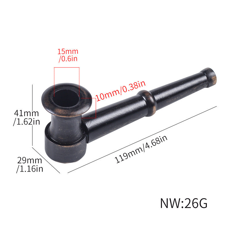 Solid Wood One-Piece Small Pipe in 3 Styles