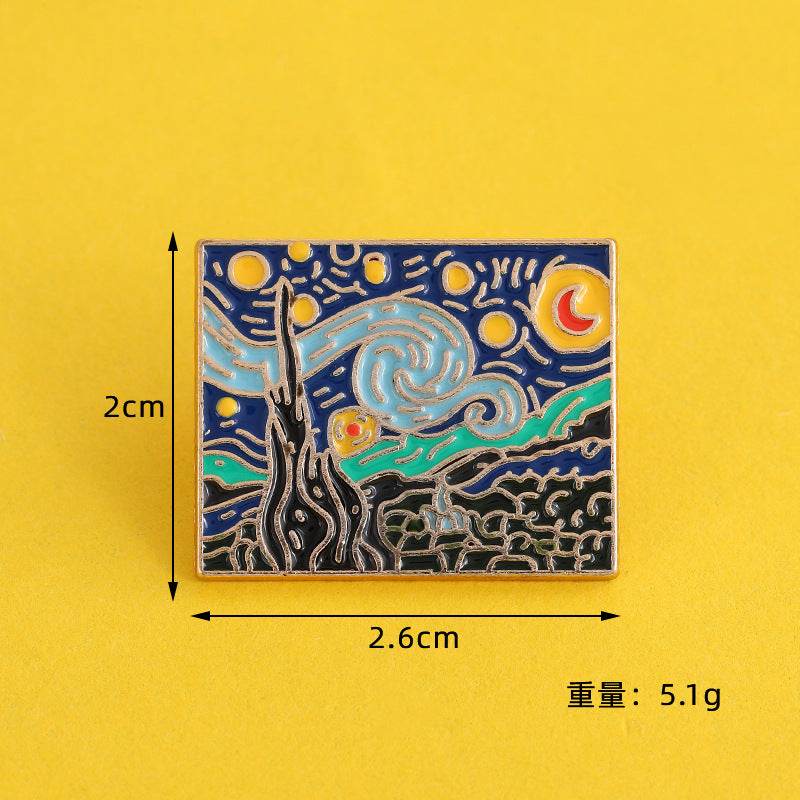 Van Gogh Classics Enamel Pins