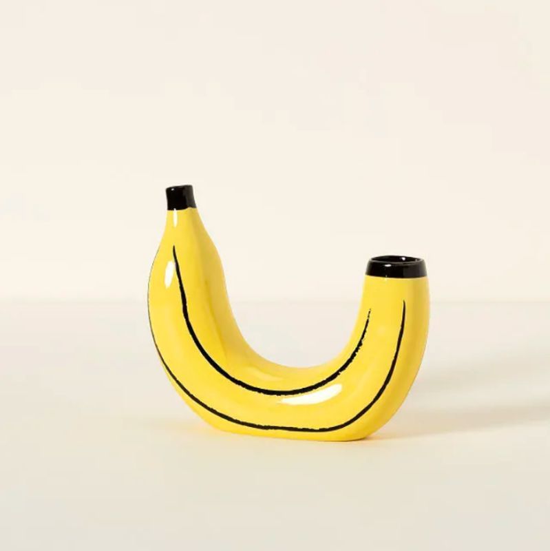 Warhol-Inspired Banana Vase