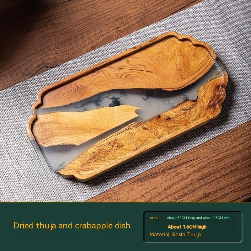 Wood & Epoxy Multi-functional Tray