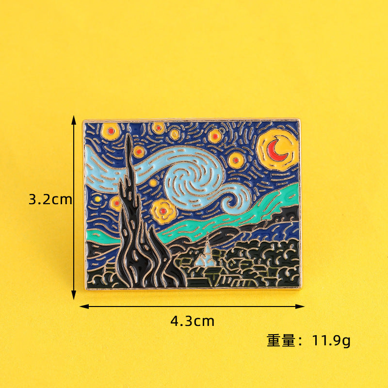 Van Gogh Classics Enamel Pins