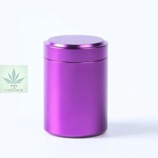 Smell Proof, Waterproof, Airtight Stash Jar- Metal Various Colors