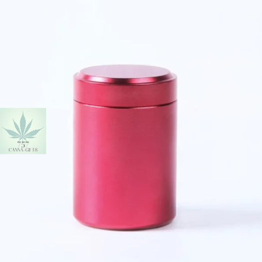 Smell Proof, Waterproof, Airtight Stash Jar- Metal Various Colors