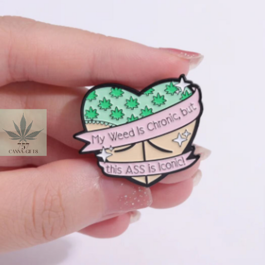 757 Cannagifts Novelty Cannabys Enamel Pins- Various Styles