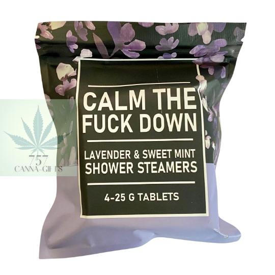 757 Cannagifts Chill the F*** Out Shower Steamers- Funny and Sassy- Natural and Relaxing