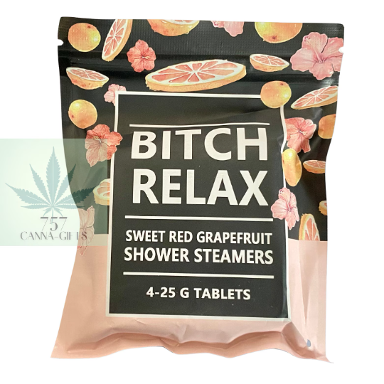 757 Cannagifts Chill the F*** Out Shower Steamers- Funny and Sassy- Natural and Relaxing